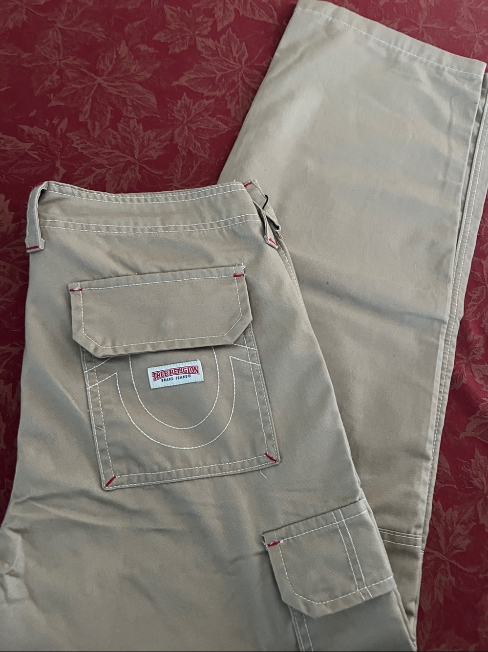 True Religion Women’s Travertine Military SN Cargo Pants NWT 29
